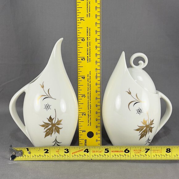 Vtg Royal Jackson Enchantment Parisienne Sugar Bowl & Lid Creamer Floral - Picture 16 of 16